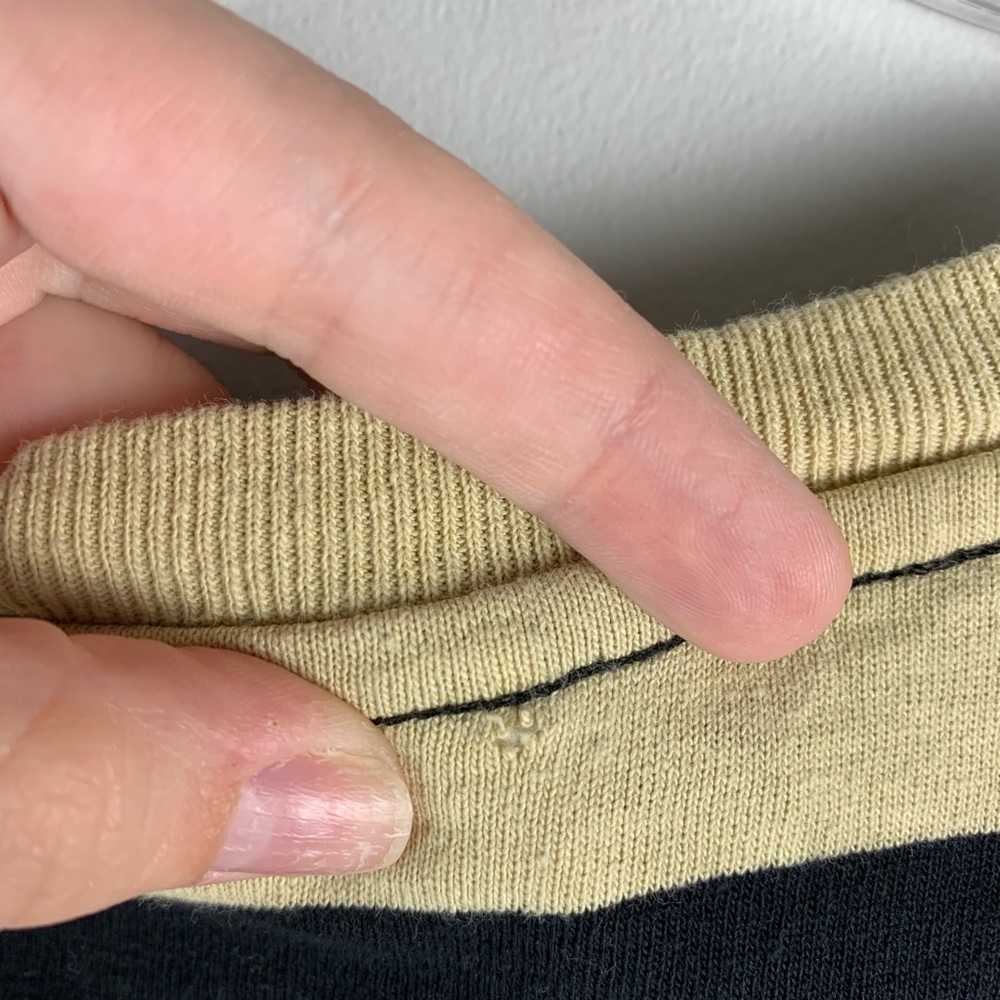 Urban Outfitters BDG Tan & Black Striped Boxy Tee - Picture 6 of 6